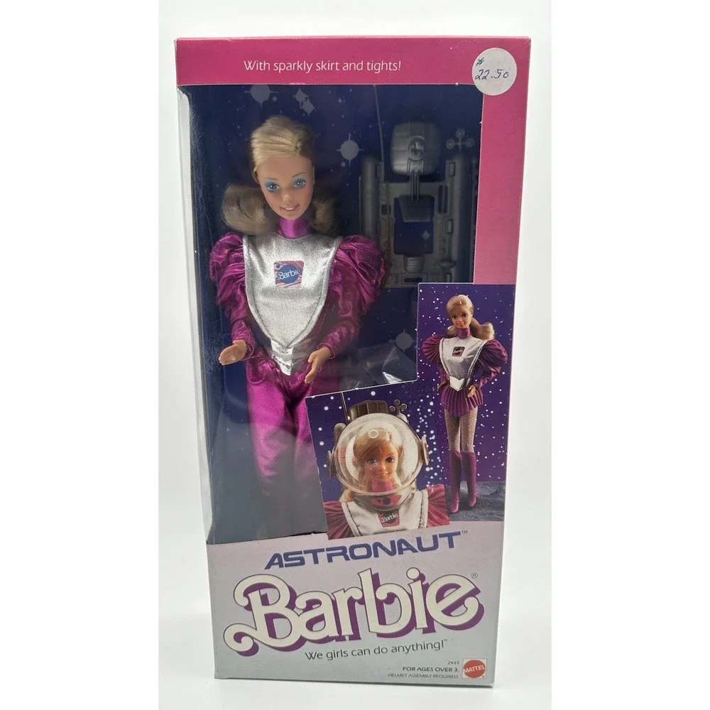 1985 ASTRONAUT BARBIE DOLL MATTEL 2449 VINTAGE SPACE CAREER NEW